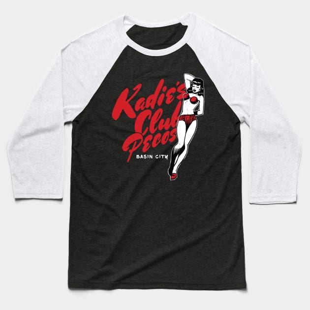 Kadies Club Pecos Baseball T-Shirt by MindsparkCreative